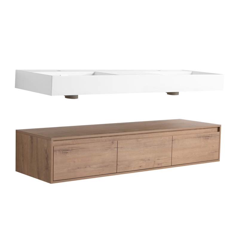 Wall-Mounted Bathroom Vanity