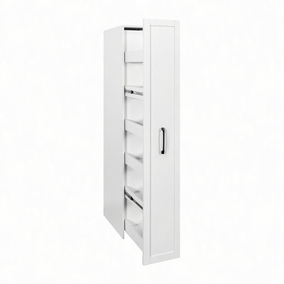 Grand chariot de rangement mince, chariot roulant de cuisine, armoire de rangement étroite avec poignée et roulettes, support à épices en bois à côté du réfrigérateur, tablette de garde-manger pour la cuisine, petits espaces