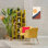 Art mural sur toile Boho Mountain Peak & Sun par Omar Escalante