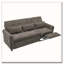 Canapé-lit escamotable en tissu 82 po Chenille-1069228954