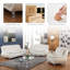 Ensemble de salon en similicuir 3 pièces-1563215565
