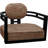 Watusi Madder - Black - 26" Seat-239278657-239278656