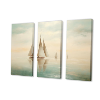 Bateau beige minimalisme I 3 pièces