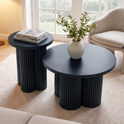 2-Piece Nesting Coffee Table Set