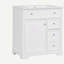 Meuble-lavabo 30 po avec comptoir, meuble-lavabo avec porte et deux tiroirs