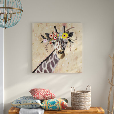 Klimt Giraffe II 1 Piece Painting