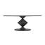 Katana Oval Metal Dining Table