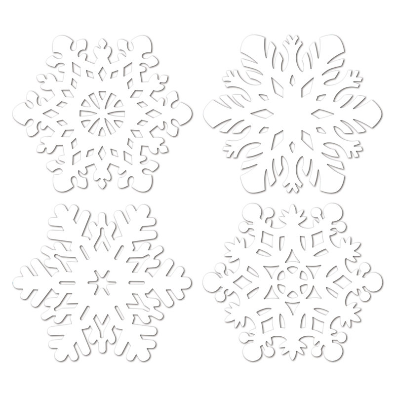 Découpes de Noël flocon de neige