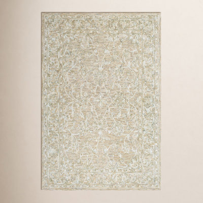 Cait Tan Hand-Tufted Floral Rug