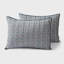 Ensemble de housses de coussin en coton imprimé floral bleu Kunj 20" x 26"-130726809-133726240