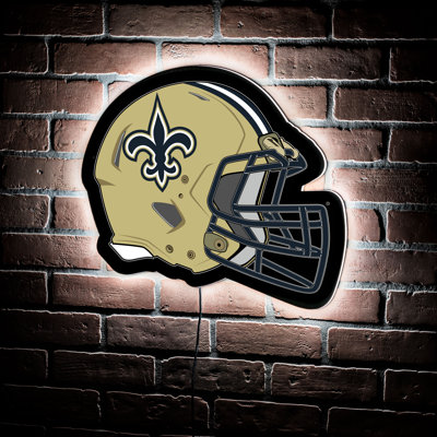 NFL LED Helmet Shaped Lighted Wall Sign