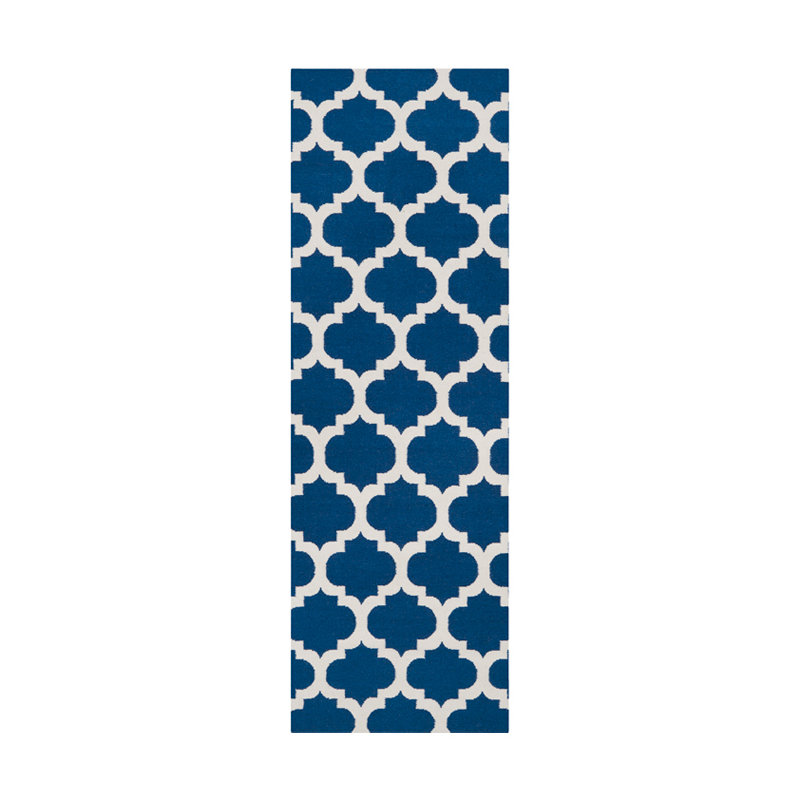 Kramer Wool Geometric Indoor Rug, Runner 2'6" x 8'
