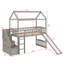 Un lit mezzanine simple avec une glissade palpitante pour jouer-568363053