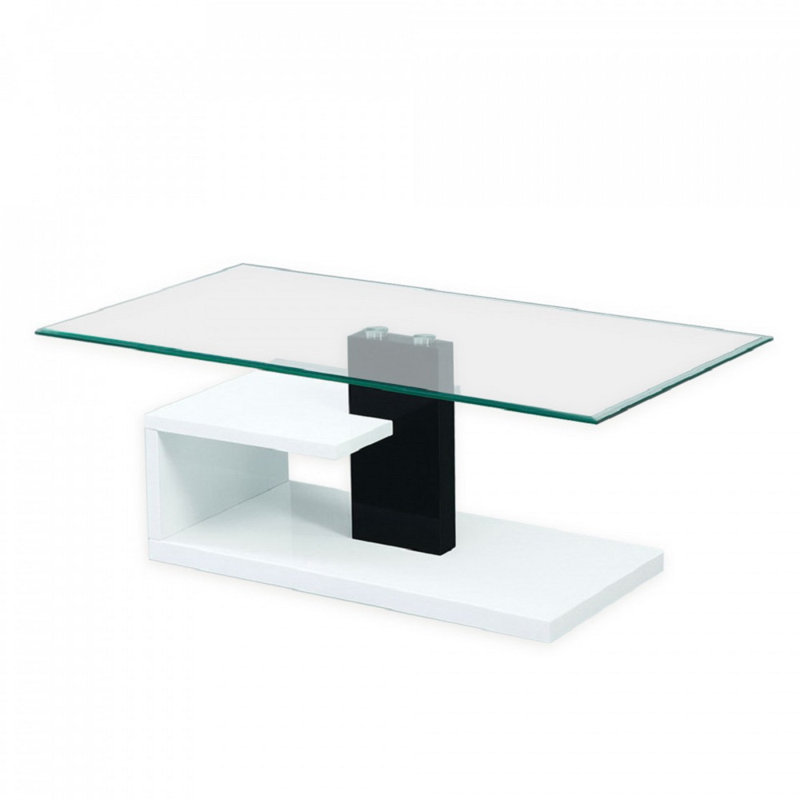 Table basse en verre trempé modern Creswell