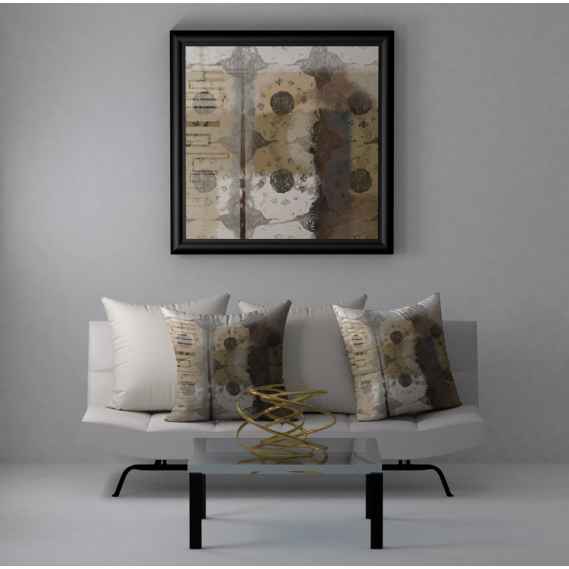 Geometric Reversible Throw Pillow, 20" x 20"