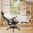 Ergonomic Office Chair with Adaptive Lumbar Support Adjustable Seat Depth and 5d Armrests