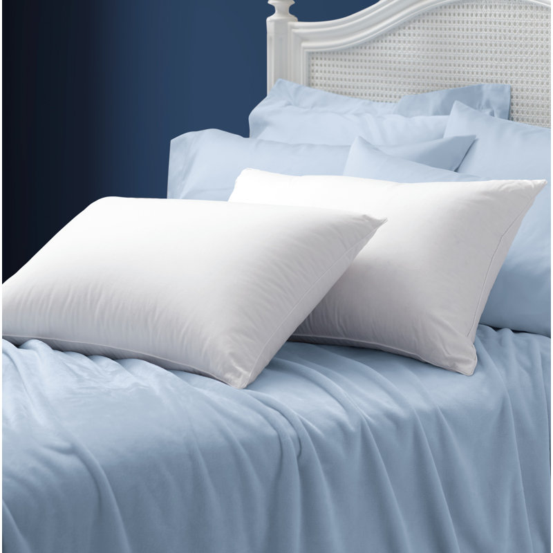 Cuddledown Sateen Down Alternative Pillow, Standard, Firm