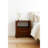 Wood Arched Edge 1 Drawer Bedside