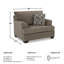 Fauteuil surdimensionné Gwendolynne-97832164