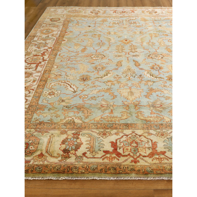 Antique Weave Serapi Wool Oriental Area Rug, Rectangle 6' x 9'