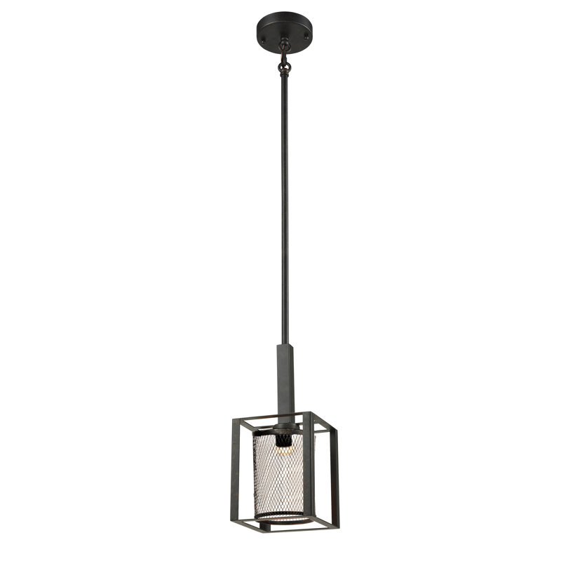 Luminaire suspendu carré 1 lumières Finn