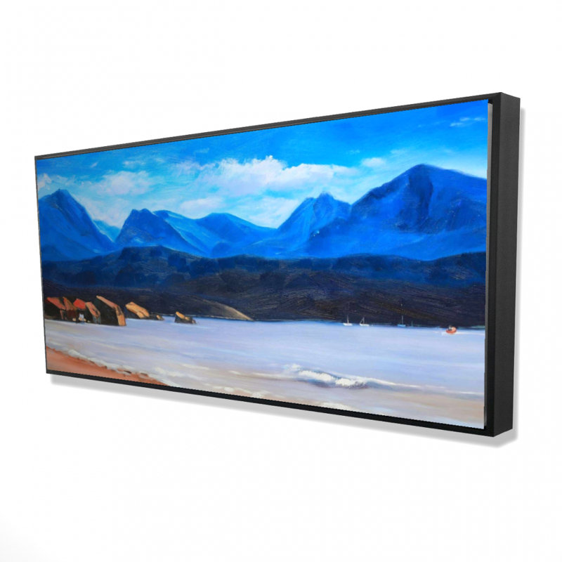 Scotland calm eddies - 24"x48" Framed canvas