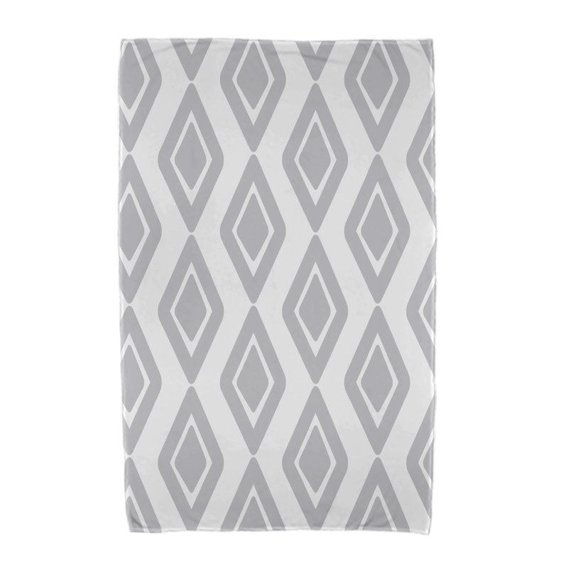 Serviette de plage en microfibre Malcho, Gris