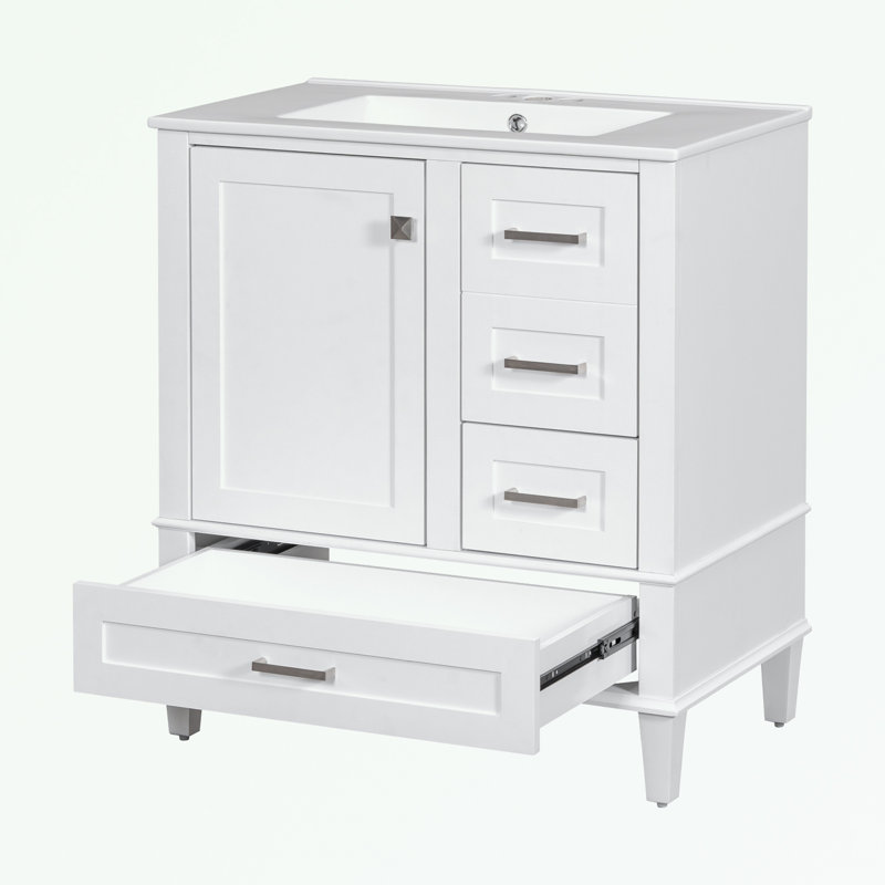 Richi Bathroom Storage, White