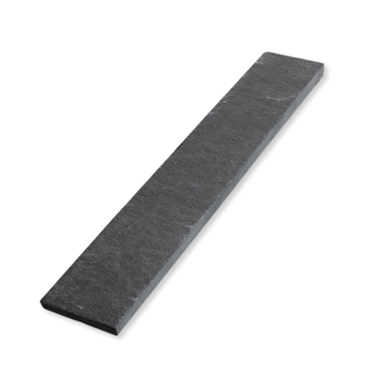Cladding 2" x 12" Slate Stone Look Wall Tile, Black Coral