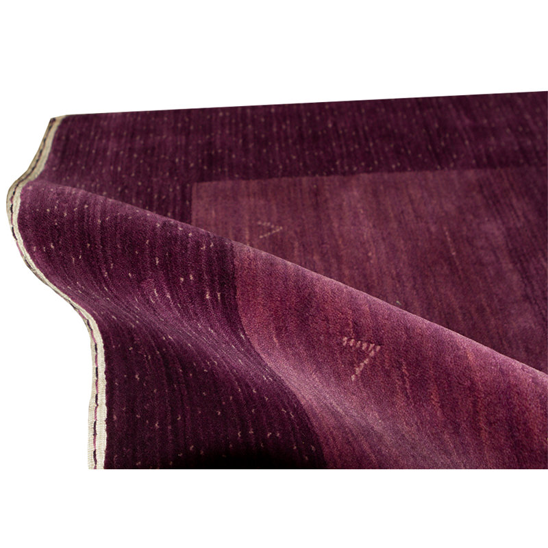 Hand-Knotted High-Quality Plum Area Rug