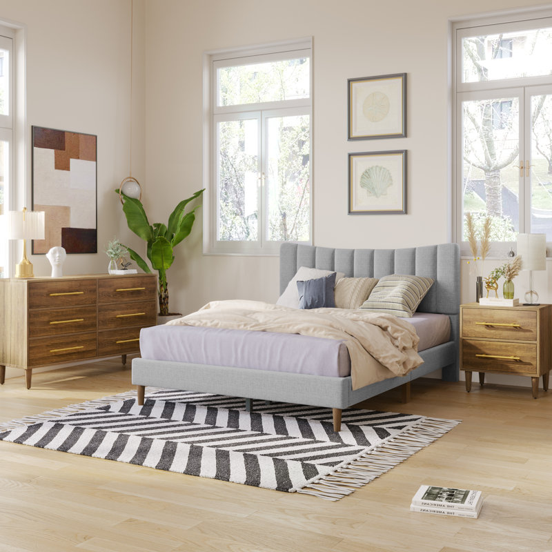 Ensemble de chambre à coucher, Grand, gris
