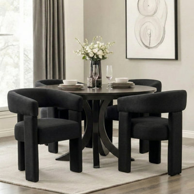 Light-Luxury Velvet Dining Chair