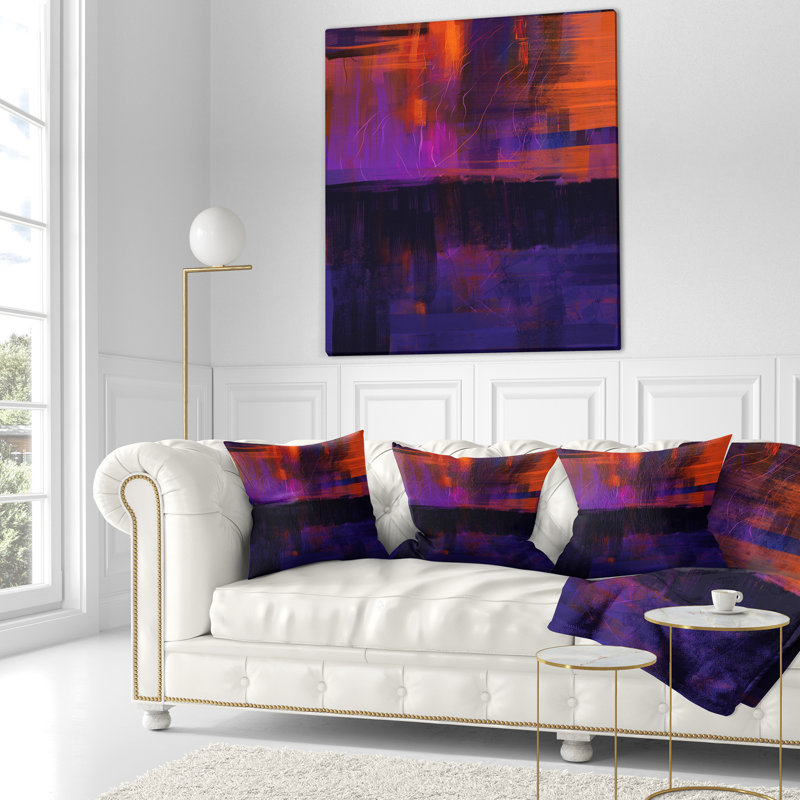 Decorative Throw Pillow, Abstract Texture Accent Pillow - Abstract Textures, Throw Pillow, 16" x 16"