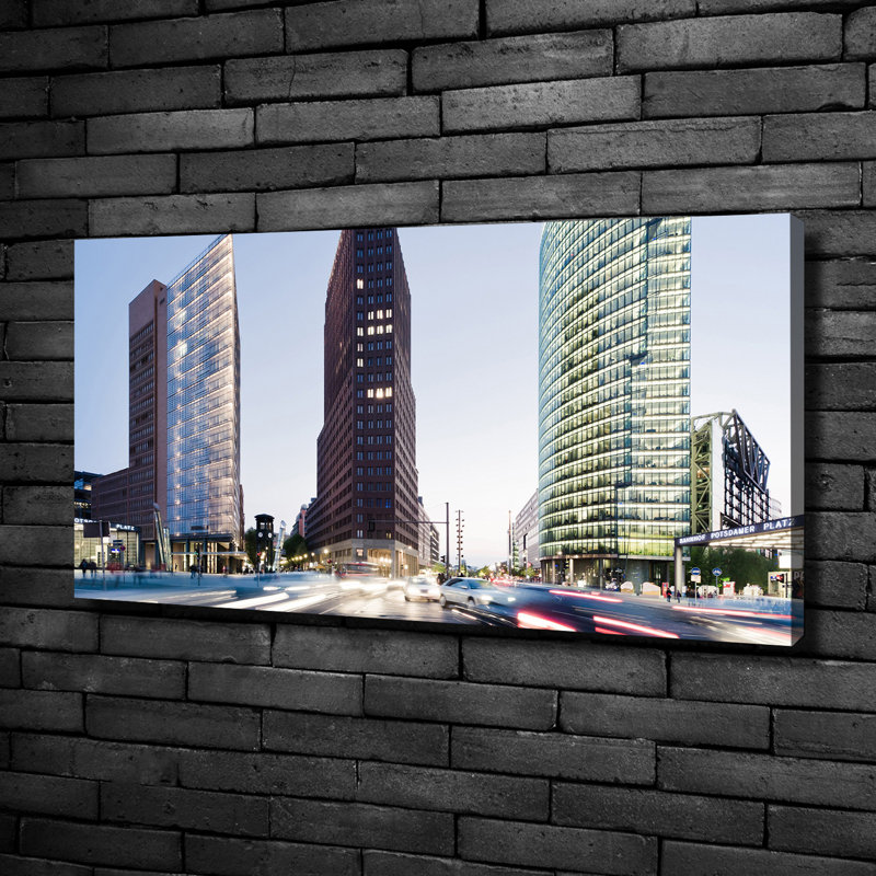 Skyscrapers - No Frame Print, 50cm H x 100cm W, Canvas