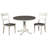 Daz Oak Round Solid Wood Base Dining Table