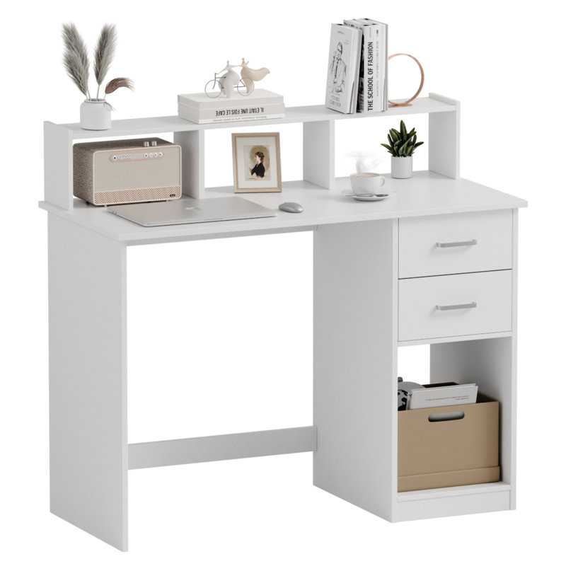 Raedon Computer Desk, White