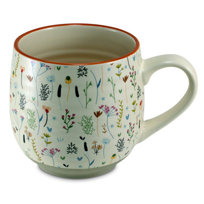 Coffee Mug Make The World Vintage Floral Philippians 1:3
