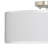 2-Light Drum Semi-Flush Mount Ceiling Lamp With Linen Shade