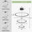 3-Ring Modern Led Chandelier Black-130132109