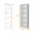 White 5-Shelf Bookcase-230035853