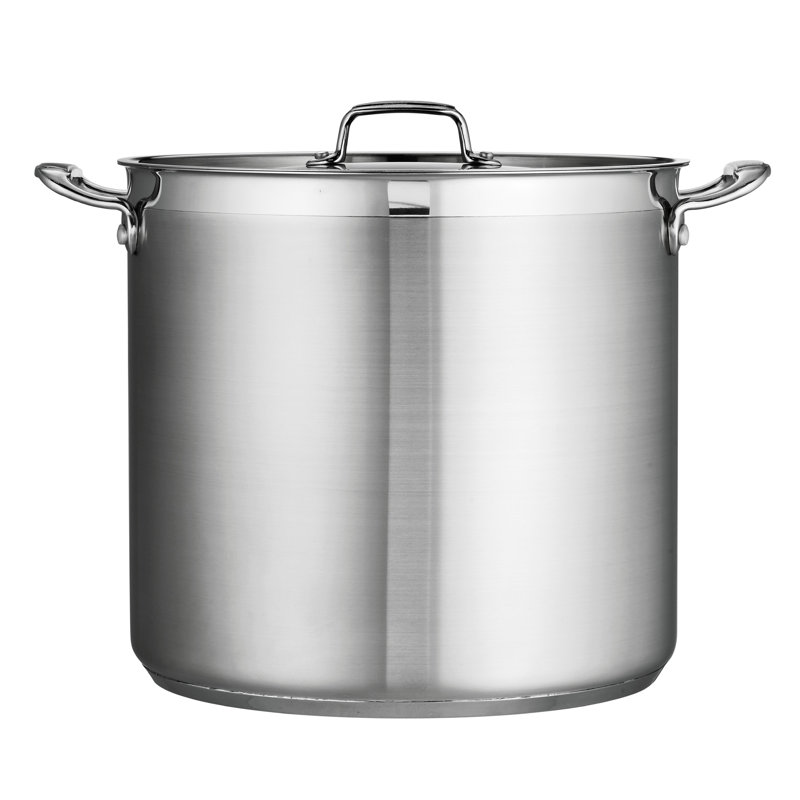 Tramontina 24-Quart Stainless Steel Covered Stock Pot