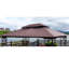 13X10 Ft Double Roof Gazebo Replacement - Brown Canopy & Weather Fastness Easy Assembly