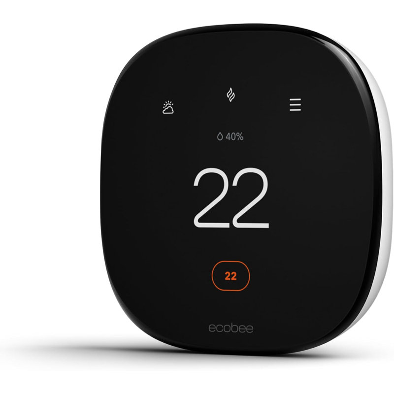 Thermostat intelligent ecobee Wi-Fi Premium - noir