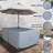 HeavyDuty Multipurpose Waterproof Outdoor Rectangle Dining Table &Chair Set Cover with Umbrella Hole-1844352408-1844352401