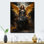 «Gold Angel Rebel Renaissance II» - art mural Pop Art