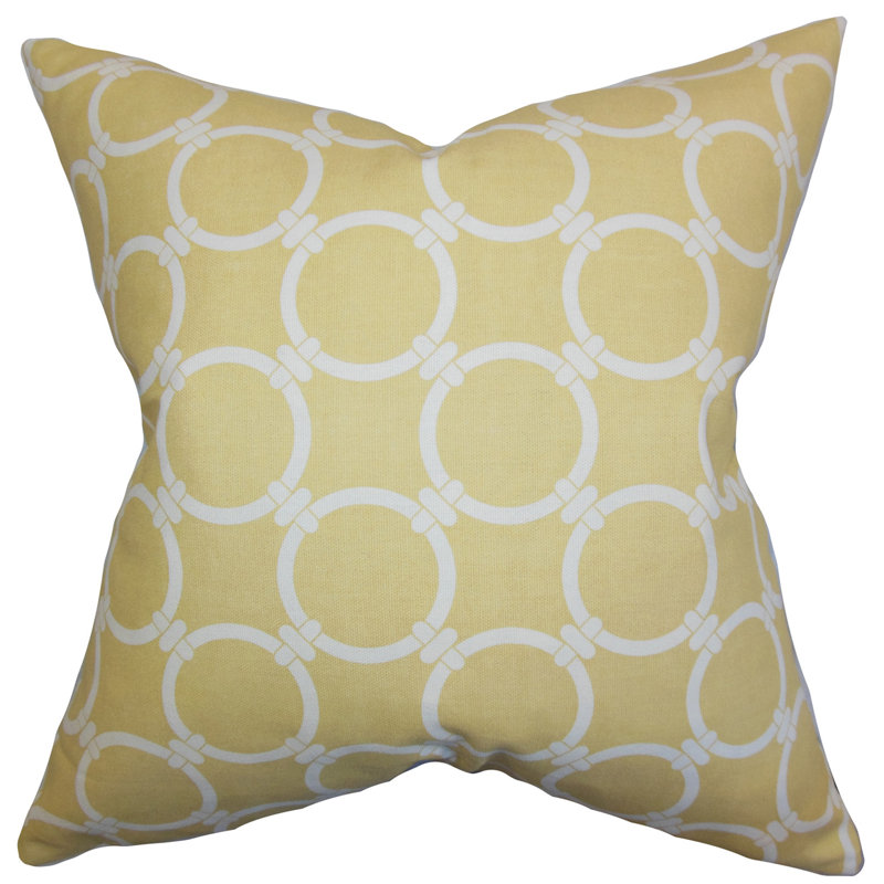 Bechet Reversible Throw Pillow, Blue, 18" x 18", Does Not Apply