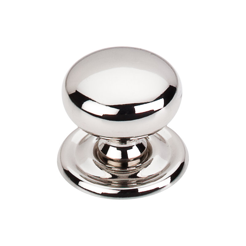 Asbury Victoria Mushroom Knob, Polished Nickel