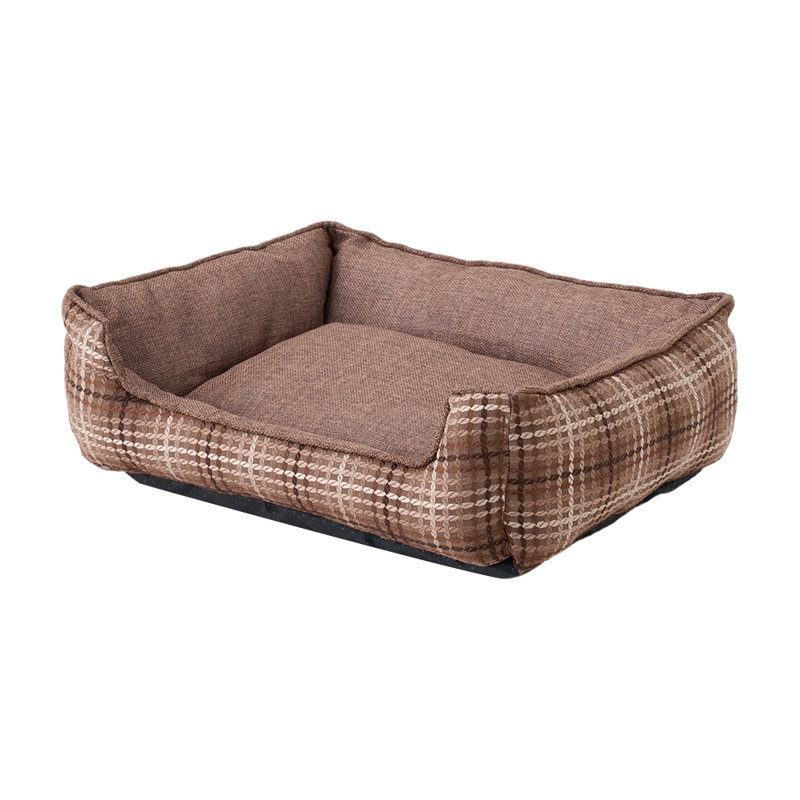 Pet Bed, 13cm H x 50cm W x 40cm D, Coffee