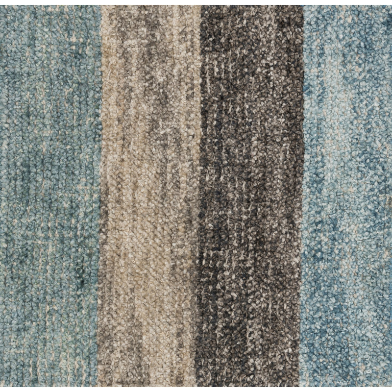 Jeffress Viscose Striped Indoor Rug