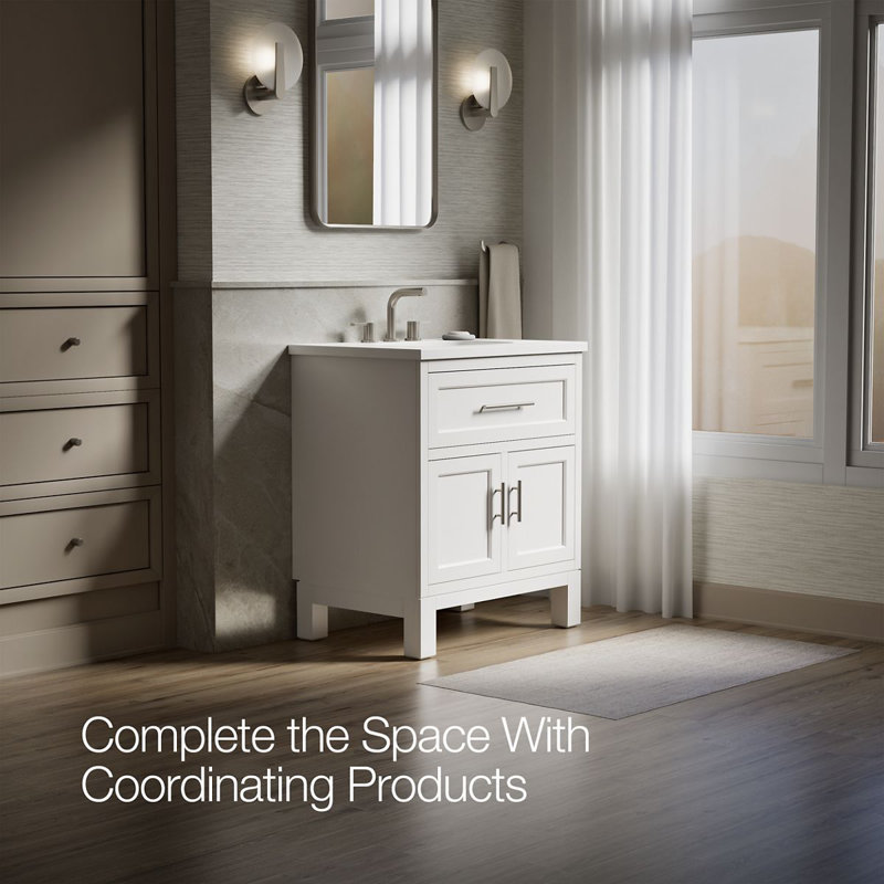Quo 31" Single Bathroom Vanity Set, White